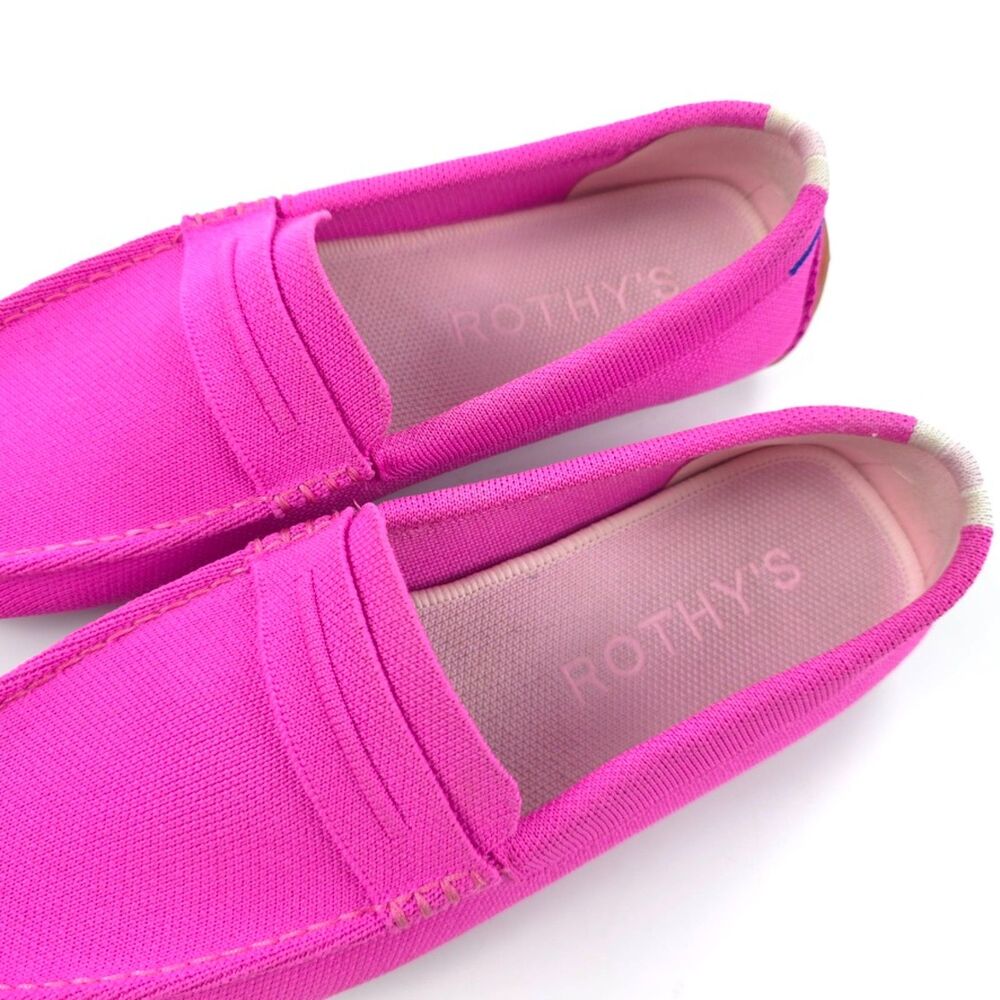 ROTHYS The Daily Driver Penny Loafer Dragonfruit Preppy Casual Minimal Boho 9.5 - Picture 7 of 10